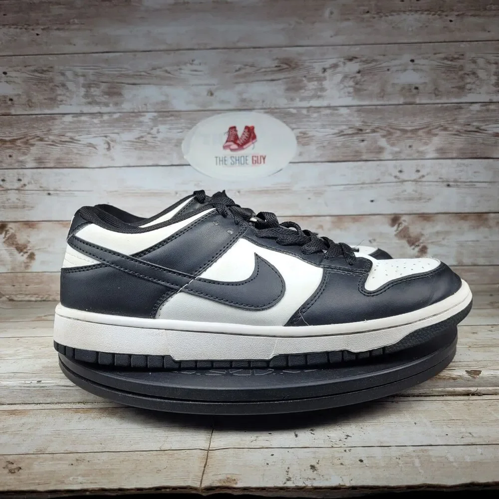 Nike Dunk Low Men's Size 7 Black White Athletic Skateboarding Shoes
